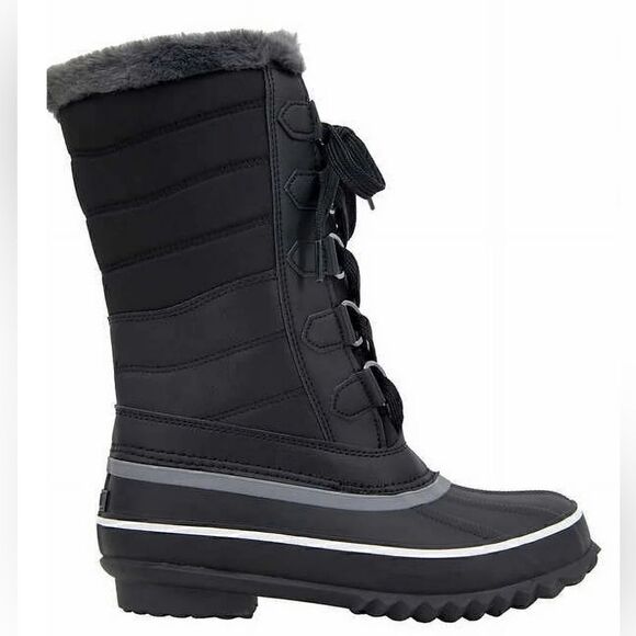 JBU Sabine Ladies' Water Resistant Winter Boot, Black - Picture 2 of 5